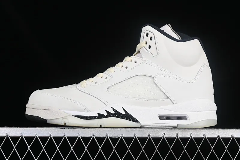 All categories Air Jordan Jordan series basketball shoes Air Jordan 5 Air Jordan 5 Retro "Sail" AJ5 Joe 5 luminous white FN7405-100